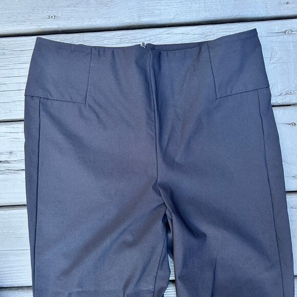 Athleta Wander Slim Ankle pants 353450 Black Side Zip Split Ankle Size 12 - Picture 3 of 7